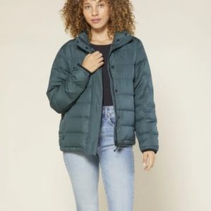 Pre-Loved Outerknown Puffer in Green Night